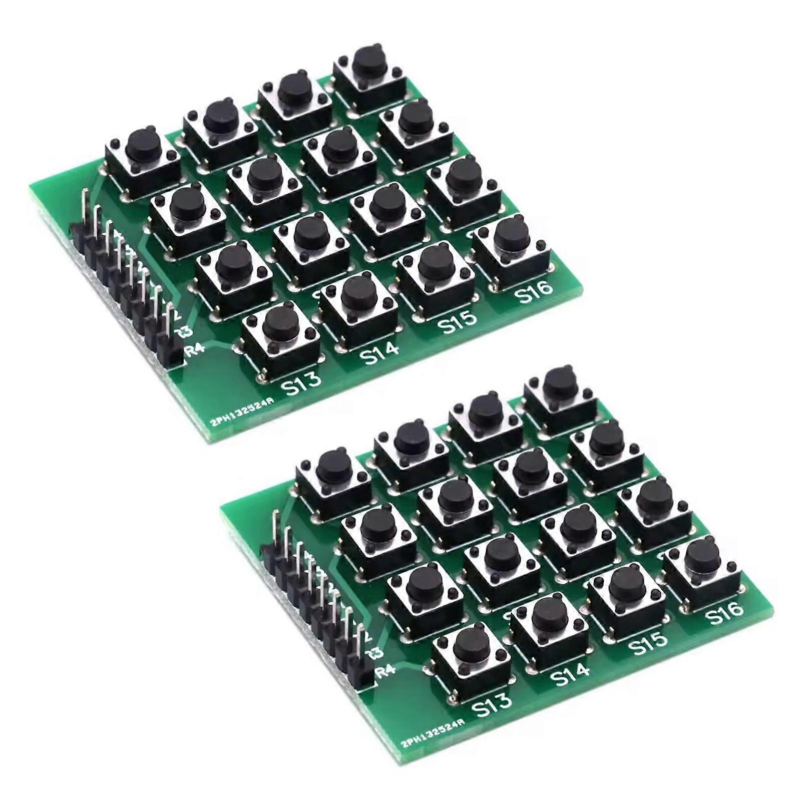 8PinMatrix Keypad Module 16Keys Compactly Design Ideal For Raspberry Seamlessly Integration for Robotics Developers