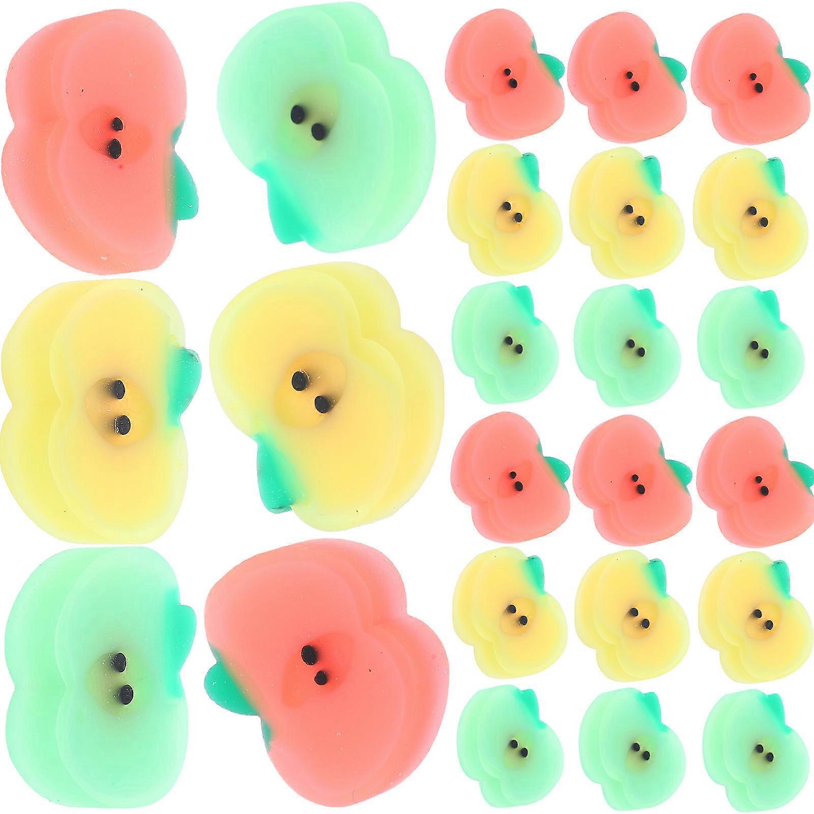 Pencil Erasers For Student Cartoon Erasers Assorted Color 3x2.6x0.7cm Writing Correction 32Pcs