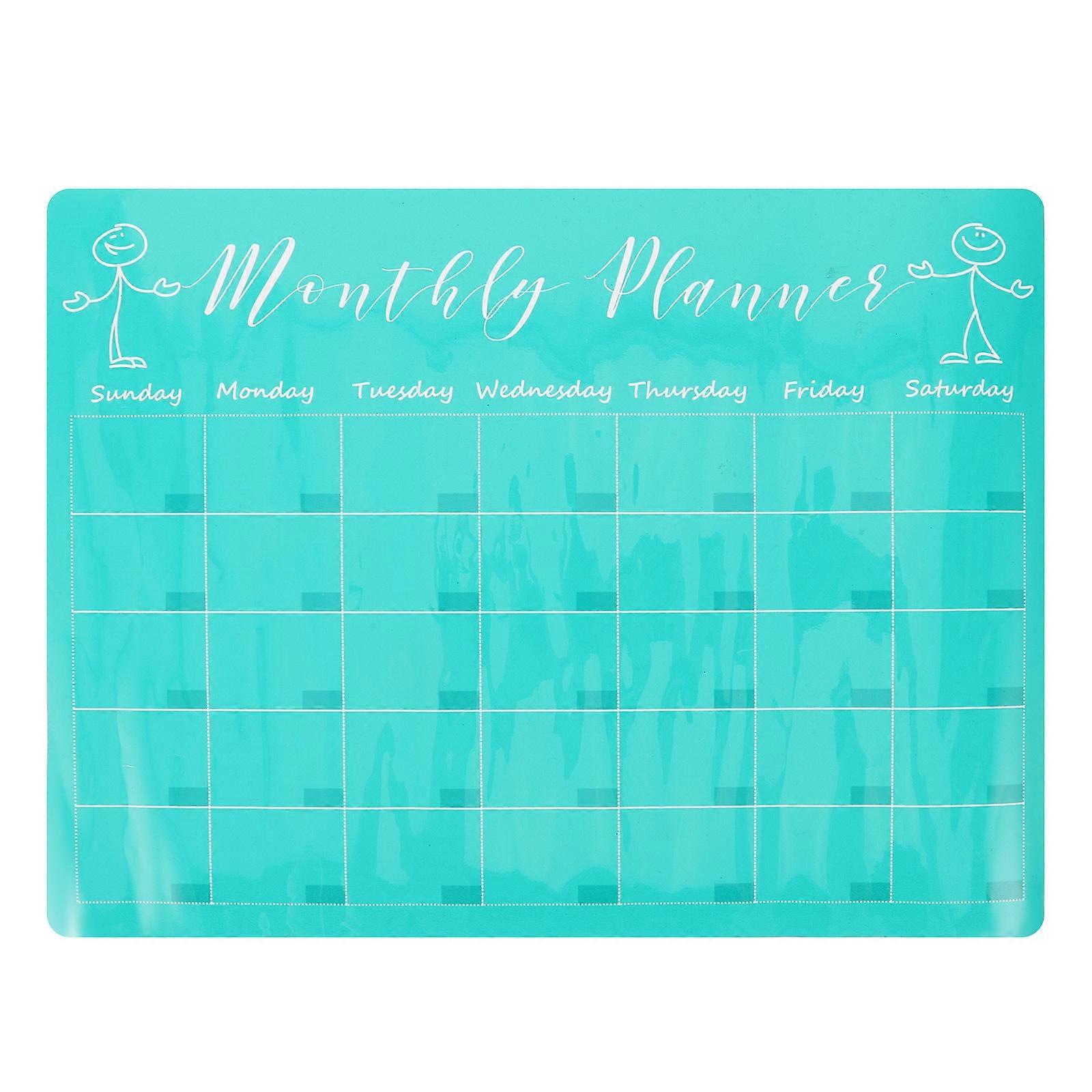 Fridge Whiteboard Magnetic Dry Erase Board Use Plastic 40.60X30.50X0.20CM 1Set