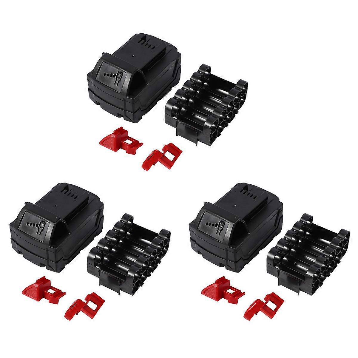3X Shell Li-Ion Battery Plastic Case Lithium Battery Protection Case for 18V 48-11-1815 3Ah