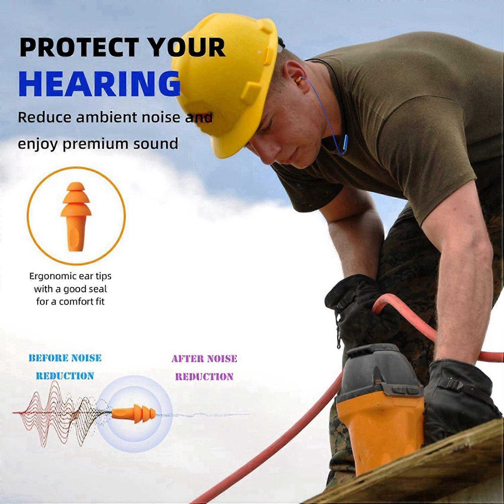 Ear Plugs Bluetooth Headset for Work, Hearing Protection