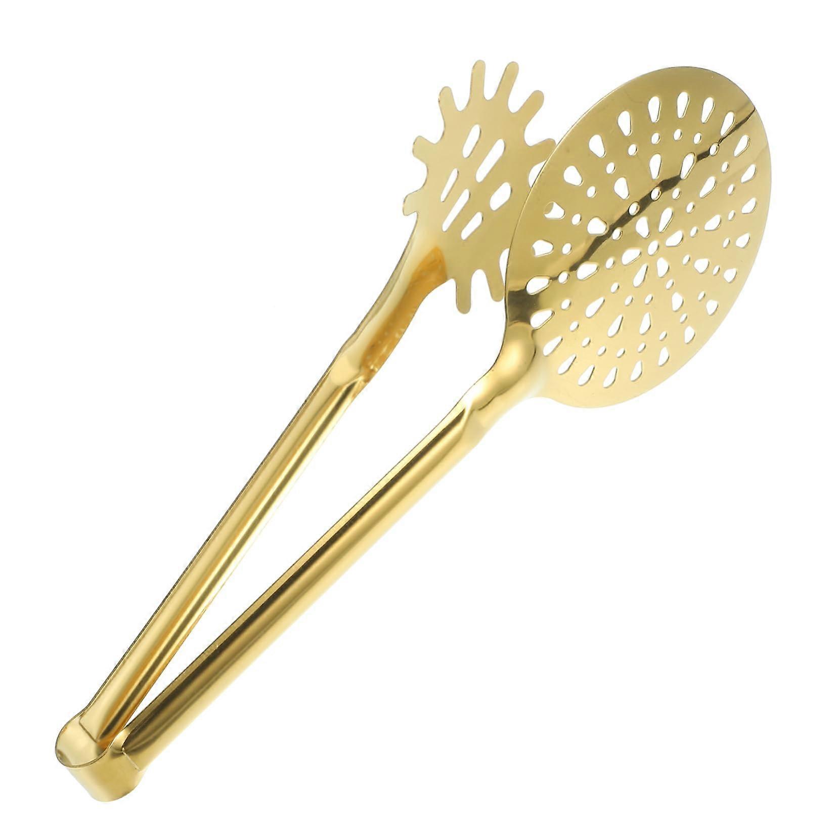 Oil Filter Food Clip Creative Frying Clip with Perforated Design for Draining Fried Food for Grill Buffet and