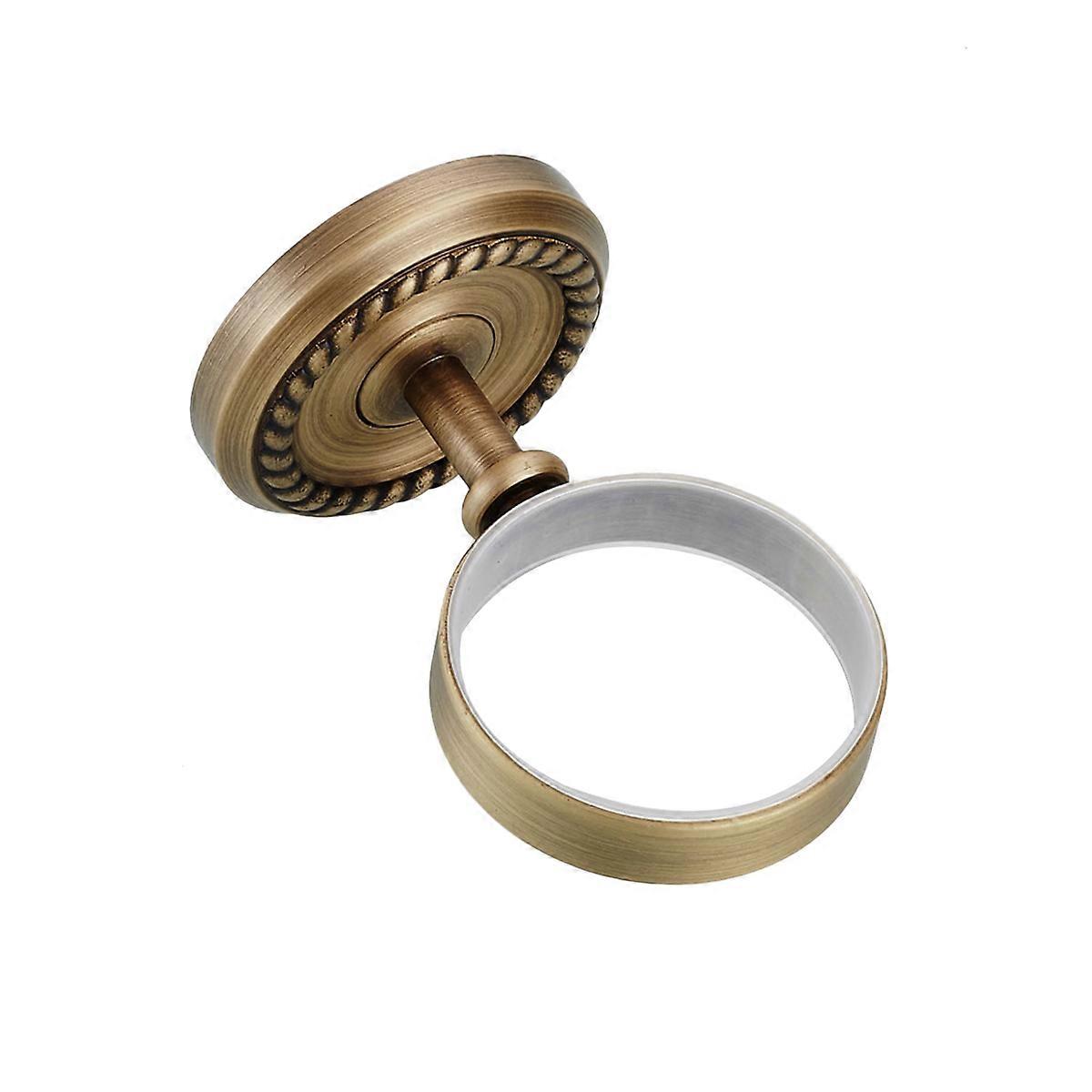 Brush Cup Storage Rack Copper Material Wall Mounted For Bathroom And Kitchen 1Set