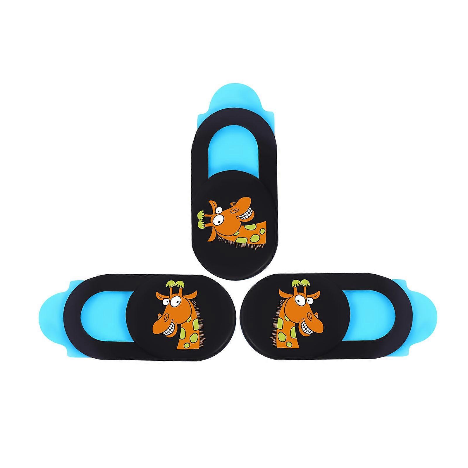 Webcam Blocker for Daily Use Home Usage Office Work Slider Design Orange 1x0.5cm 3Pack