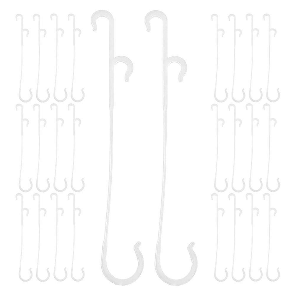 Grape Vine Clips Plant Gripper Clip For Climbing Plants Gardening Transparent 16.00X1.50X0.50CM Preventing Toppling Over 100Pcs