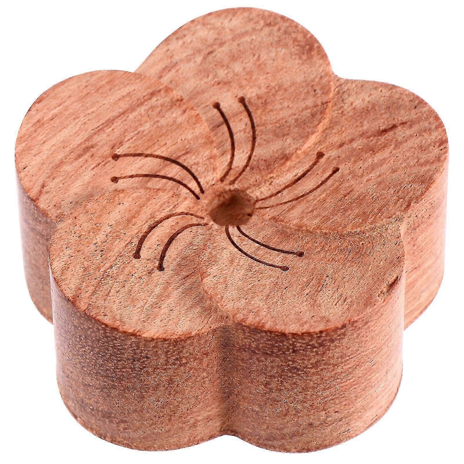 1pc Desktop Incense Diffuser Wood Aroma Diffuser Home Office Perfume Ornament