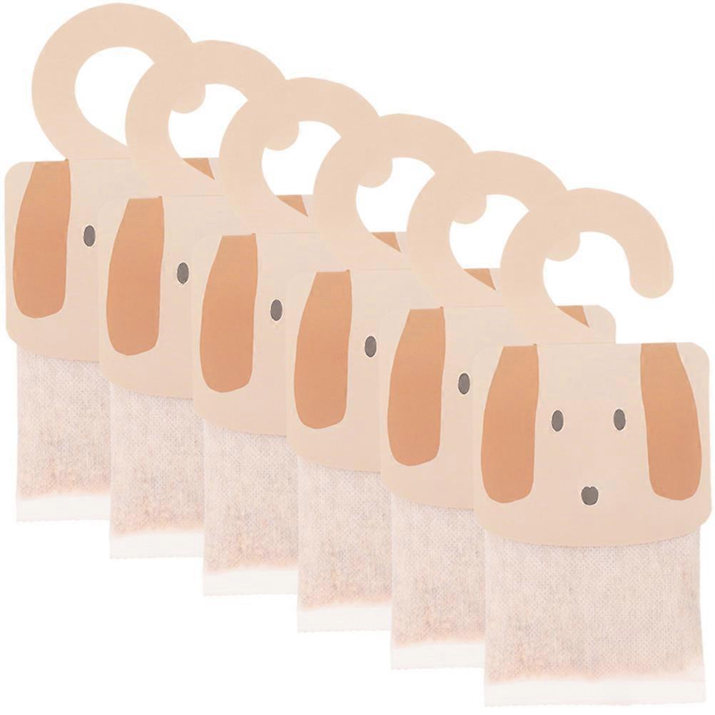 Drawer Scented Sachets Closet Deodorizer Air Freshening Car Use Assorted Color 14x8.7cm Non-Woven Fabric 6Pcs