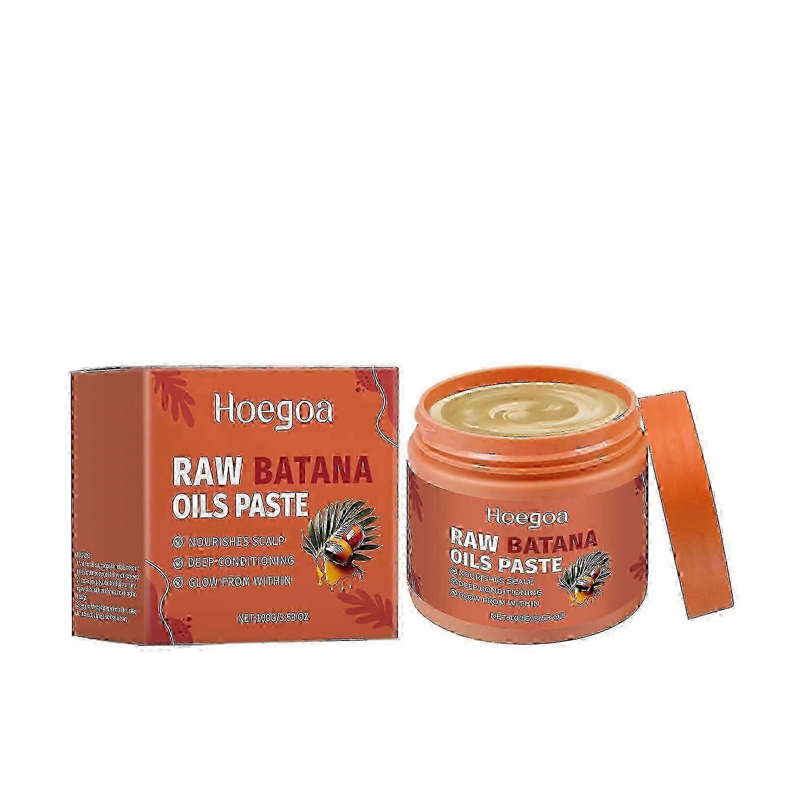 Raw Batana Mask for Hair Care, Dr Sebi Organic Honduras Batana Oil for All Hair Types