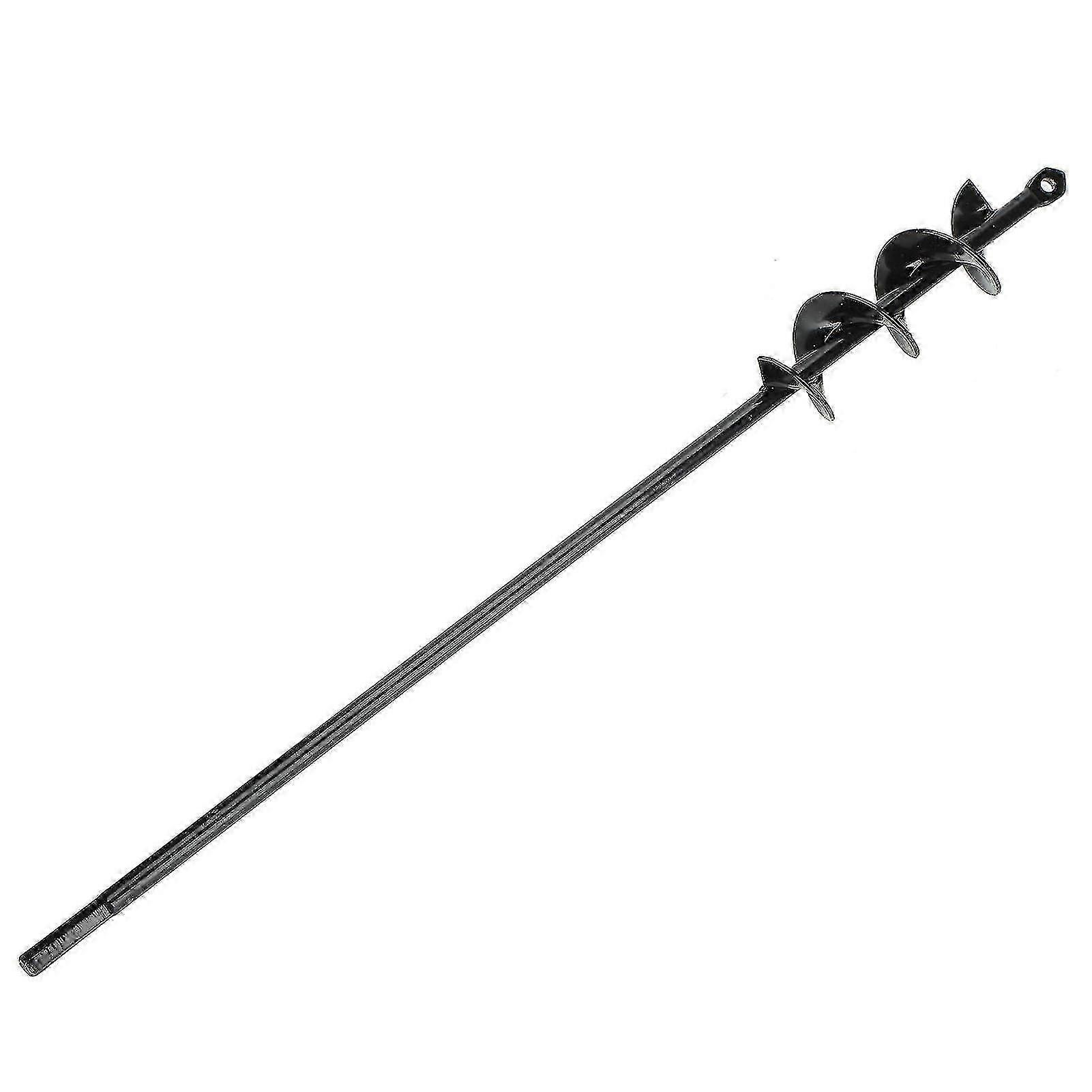 4x45cm High Carbon Steel Spiral Auger With Hex Shank - Ideal Tool For Planting