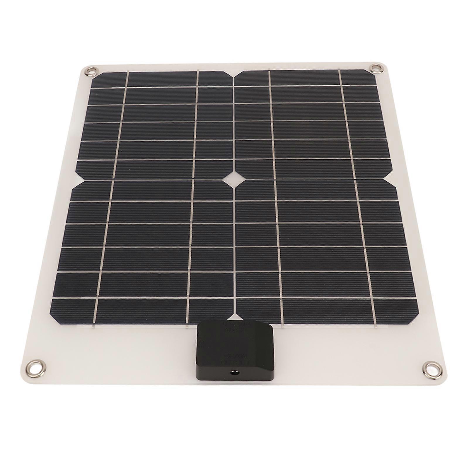 Solar Panel Kit 8W 5V USB Output Waterproof Shock Resistant Monocrystalline Solar Panel for Car Boat Trailer RV