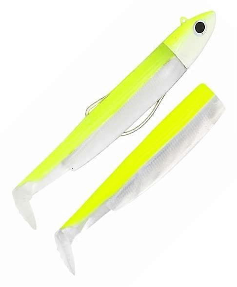N°3 12 cm Combo Off Shore 25G Yellow Fluo White Spare Body Yellow Fluo Bm193 Fishing Lure