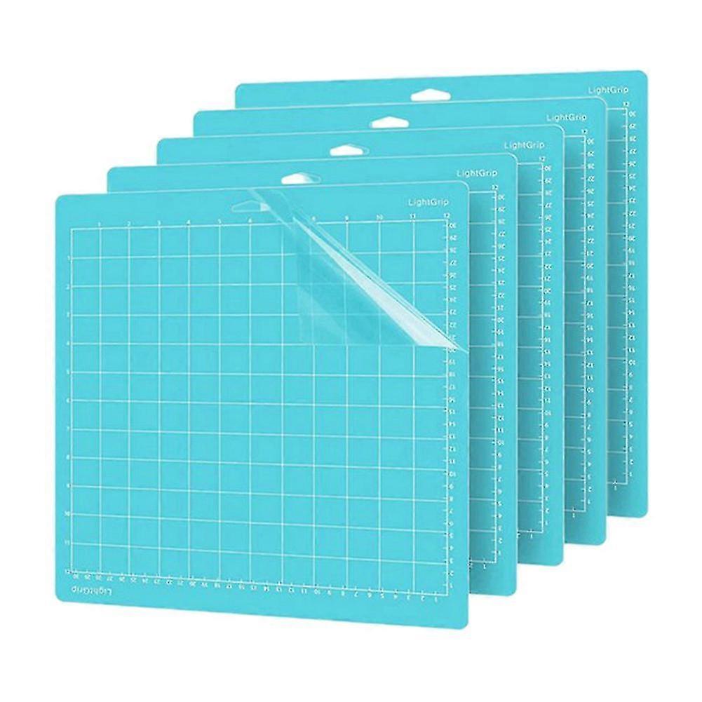 5Pcs Light Grip Cutting Mat for Compatible Brands, Quilting Cutting Mats 12X