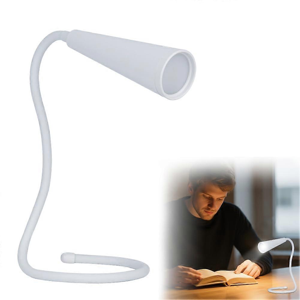 Portable LED Reading Lamp, 1200mAh USB Rechargeable, 3 Colors Brightness