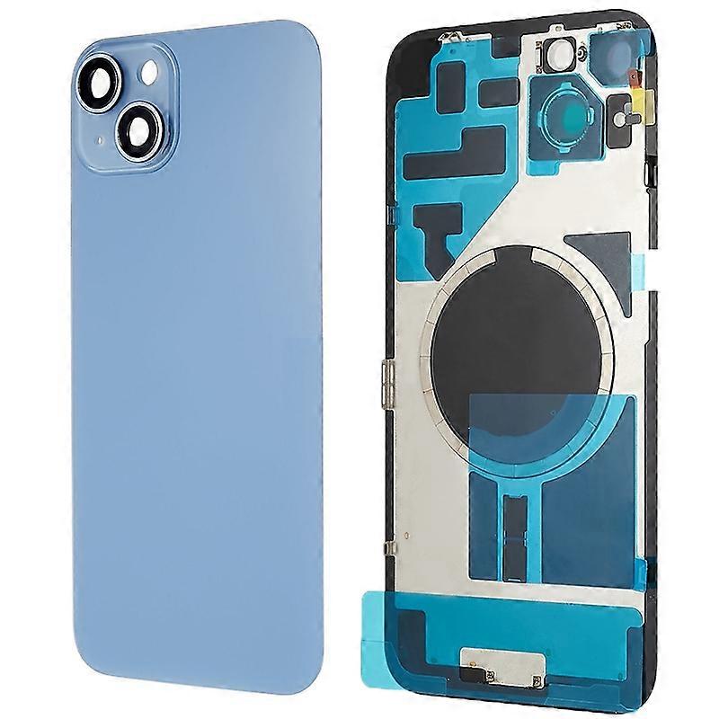 For iPhone 14 Plus Battery Housing with Bracket Camera Lens Cover Replacement Part