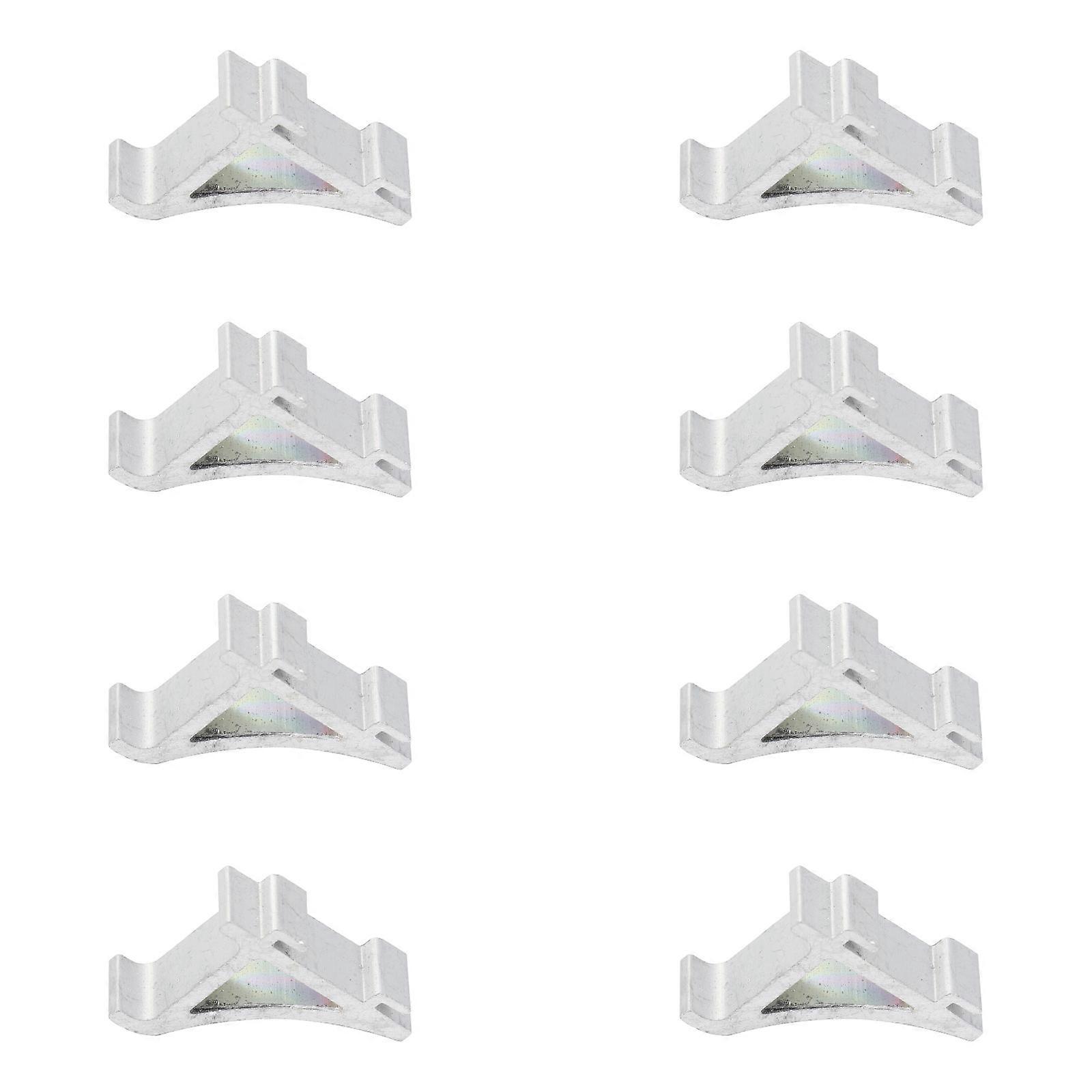 Cabinet Shelf Clips Fridge Shelf Clips Replacement Cooler Rack Clips Home Use 8Pcs