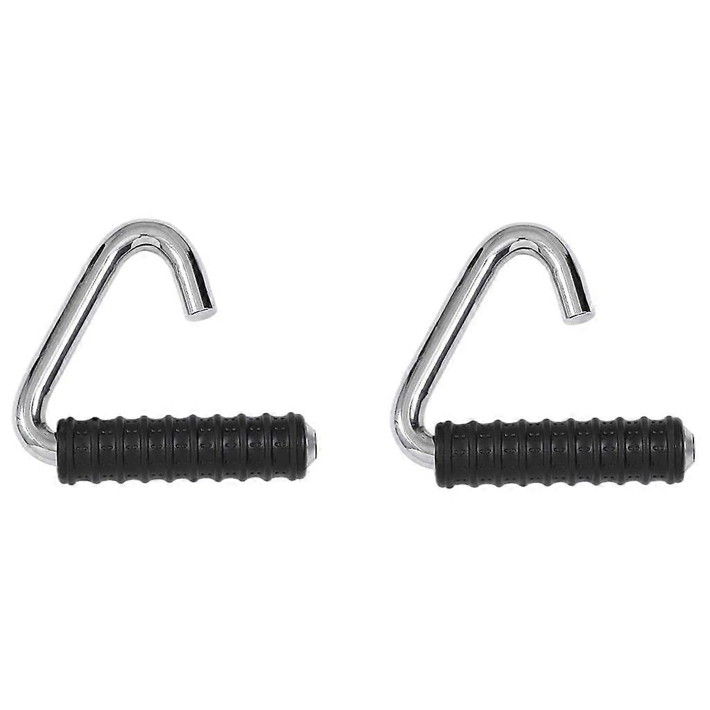 Heavy Duty Resistance Band Handle PullUp Hook Handle Multifunctional Cable Machine Attachment for Gym Home Fitness Workout Accessories Pack of 2