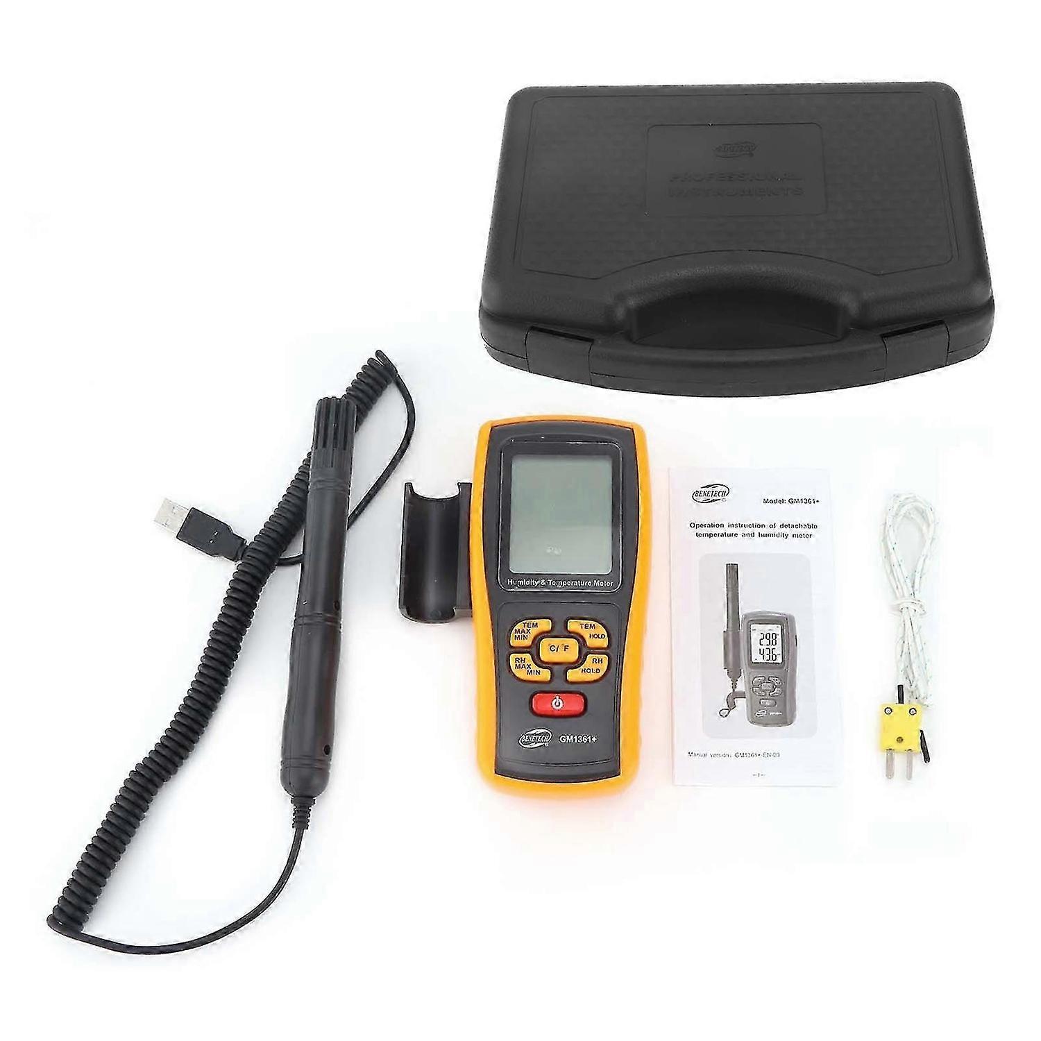 GM1361+ Electronic Thermometer Hygrometer Handheld Portable Temperature Humidity Meter