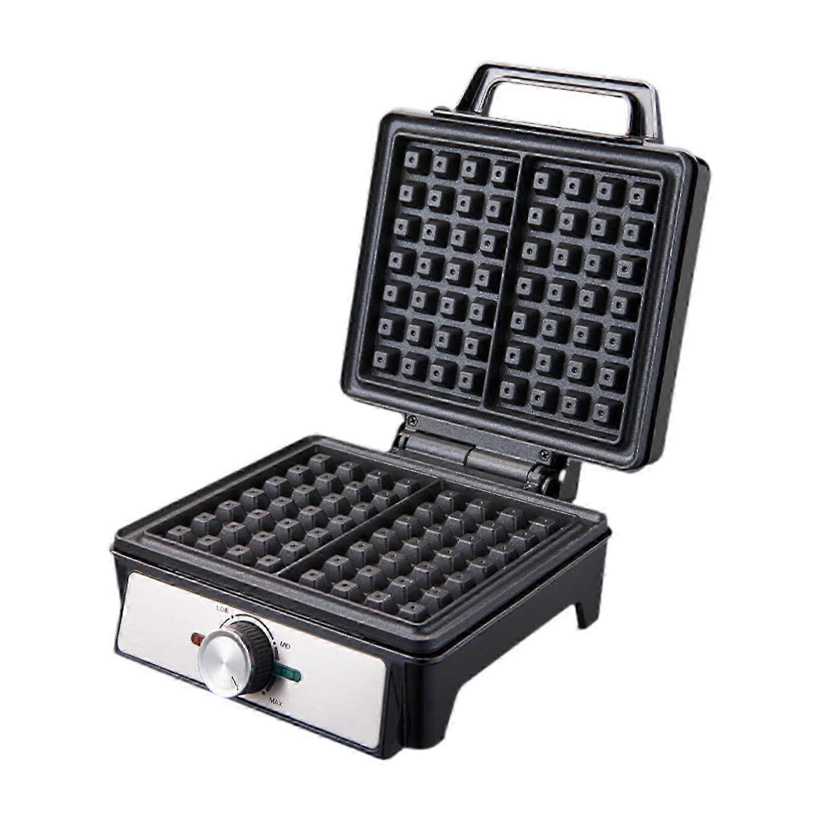 3-in-1 Non-Stick Waffle Maker & Toastie Iron, Breakfast Sandwich Press with Adjustable Temperature