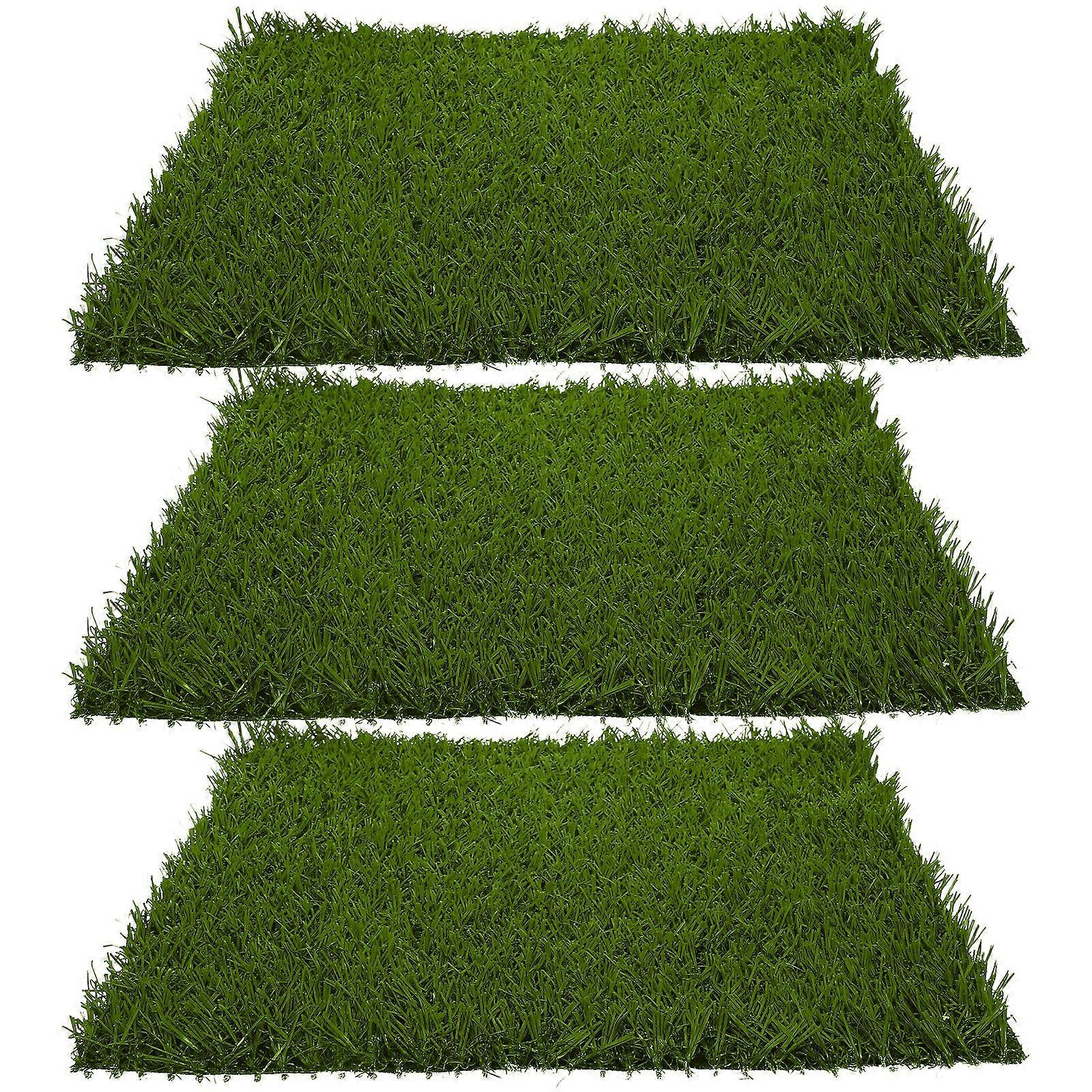 3Pcs Reusable Artificial Turf Chicken Nesting Pads Washable Artificial Nesting Pad for Laying Eggs Chicken Coop Laying Box Carpet