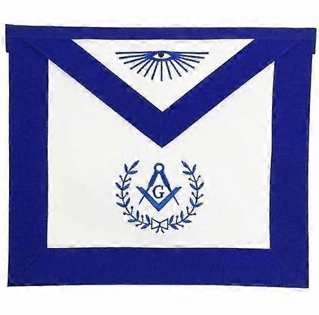 Masonic Master Mason Apron Machine Embroidery