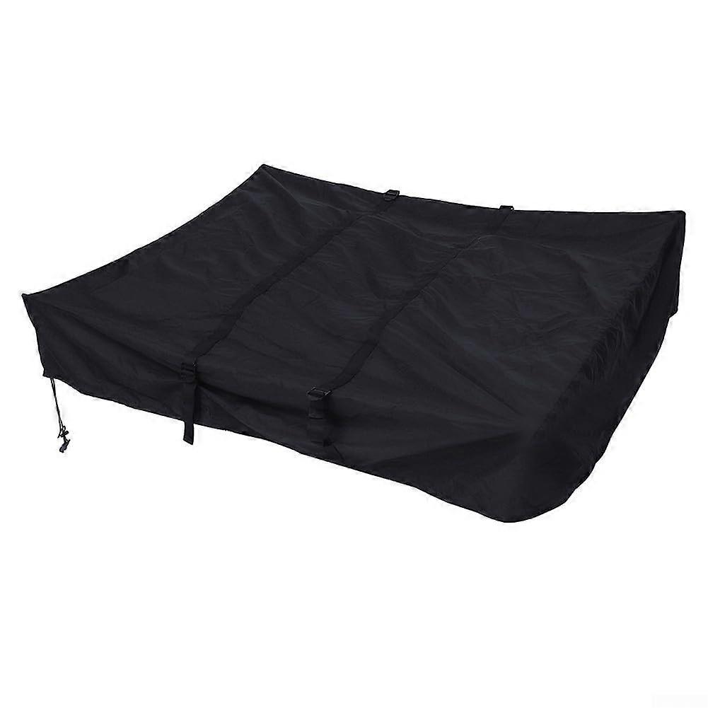 Dachzeltabdeckung Schwarz 420D Oxford Stoff Auto Dachzelt Sonnen- und Staubschutz Abdeckung für Camping