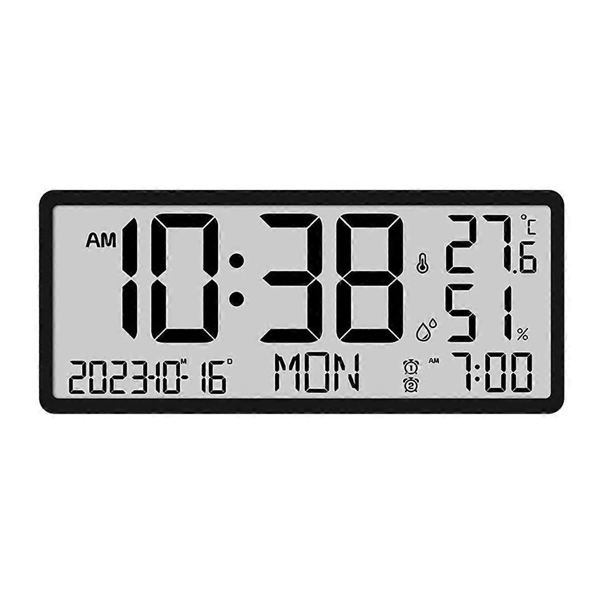 Batteriebetriebene LCD-Digital-Elektronik-Weckuhr B