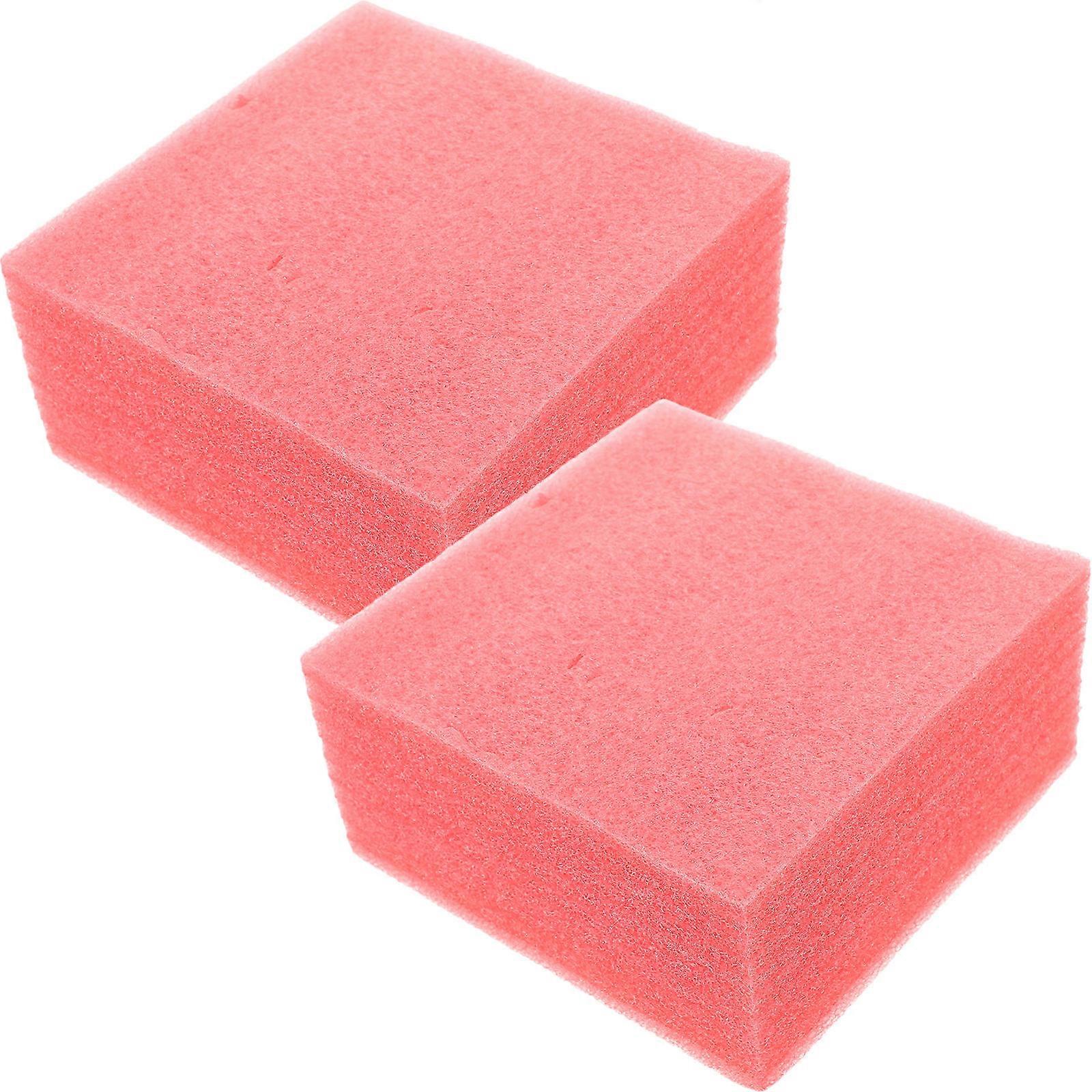 Floral Arrangement Foam Block for Crafts with EPE Foam Material Red Color for Home Use 2 Pieces