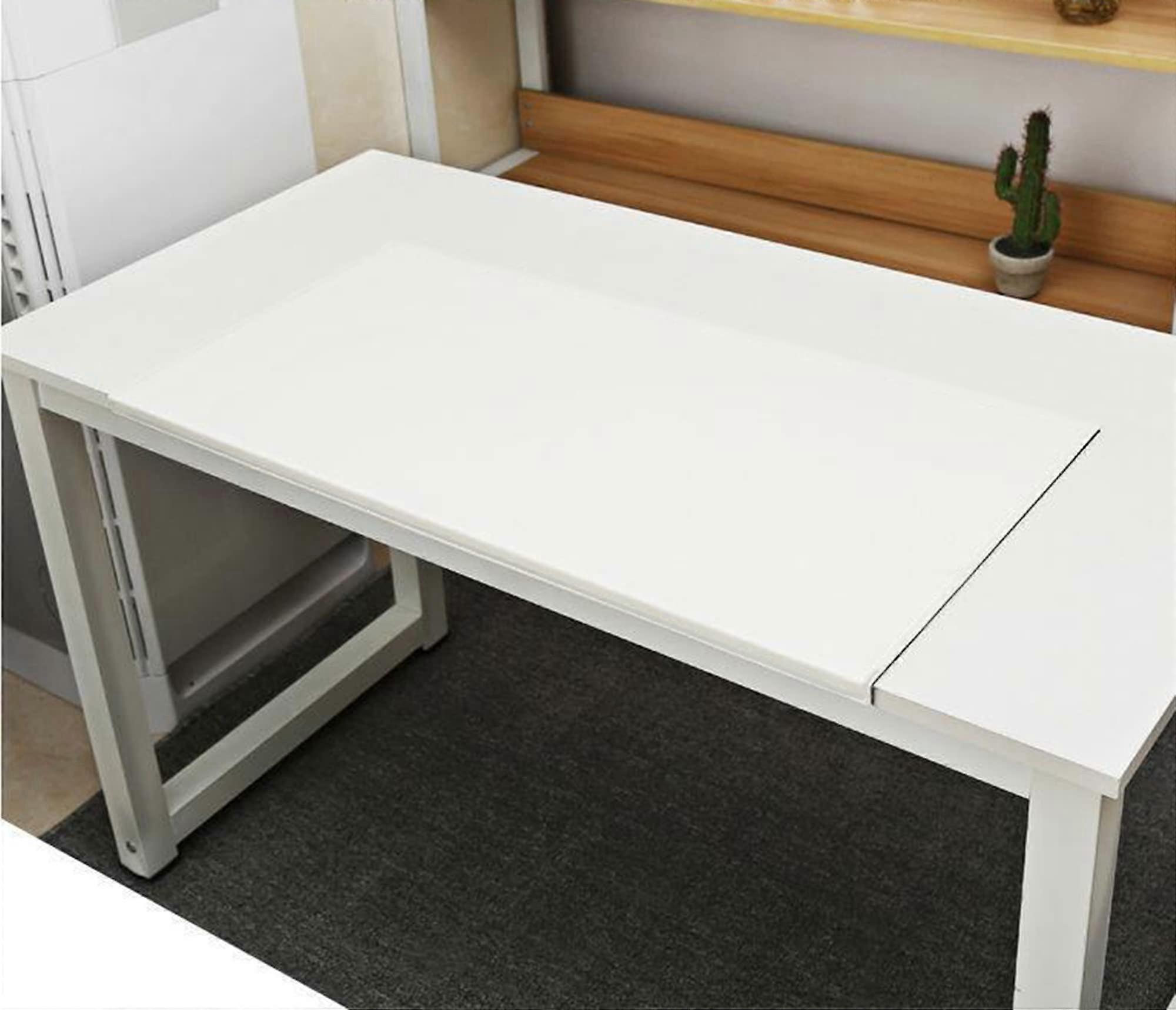 Waterproof Leather Desk Pad with Edge Protector, Extended Desk Mouse Pad, 70 x 40 cm, White