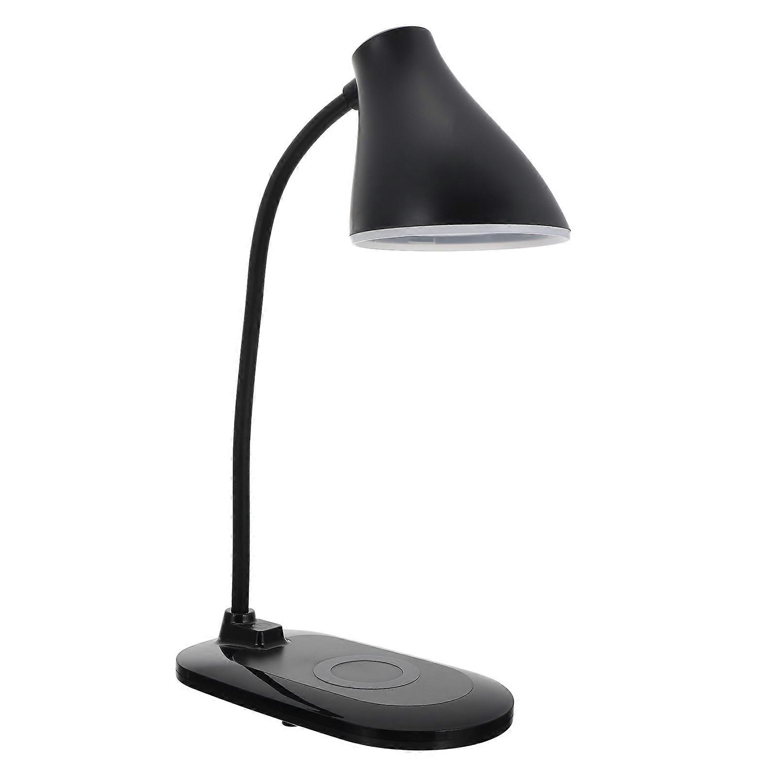 Modern Desk Lamp Flicker Free Lighting USB Charging for Working Reading Home Users Plastic Material 1Pack