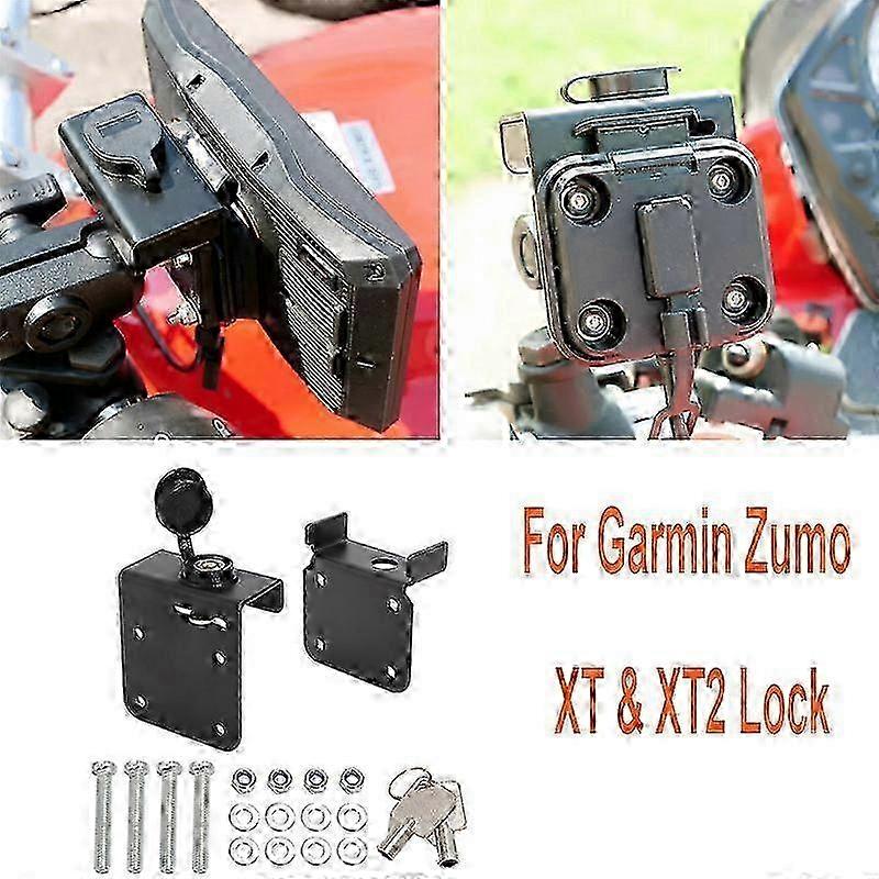 Premium Aluminum GPS Lock Kit for Garmin Zumo XT & XT2 - Secure Mounting Bracket