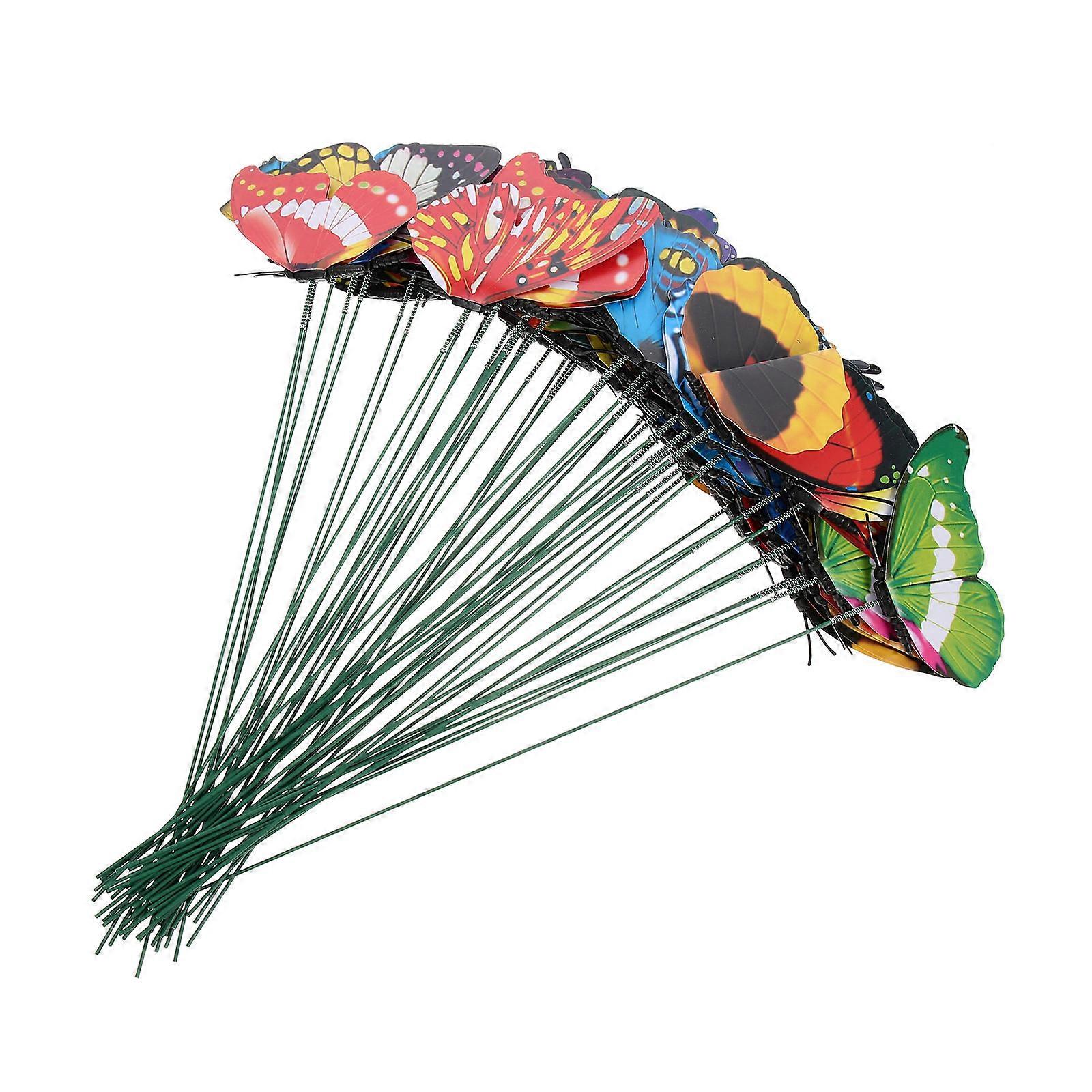 Garden Decor for Outside Patio Ornaments Butterfly Shape Rustic Design Durable Weather-resistant 50Pack