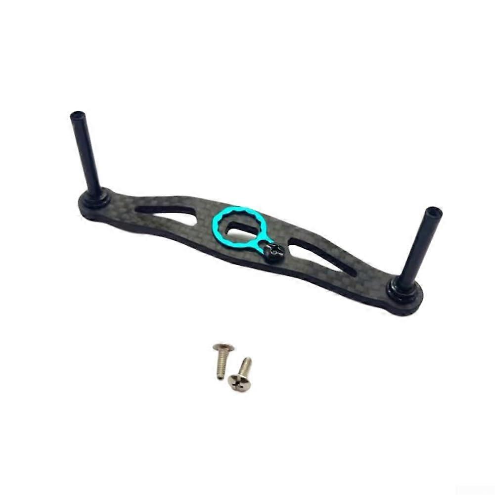 For DAIWA fishing reel accessories, SLPWORKS modified paddle handle with 85mm base (light blue).