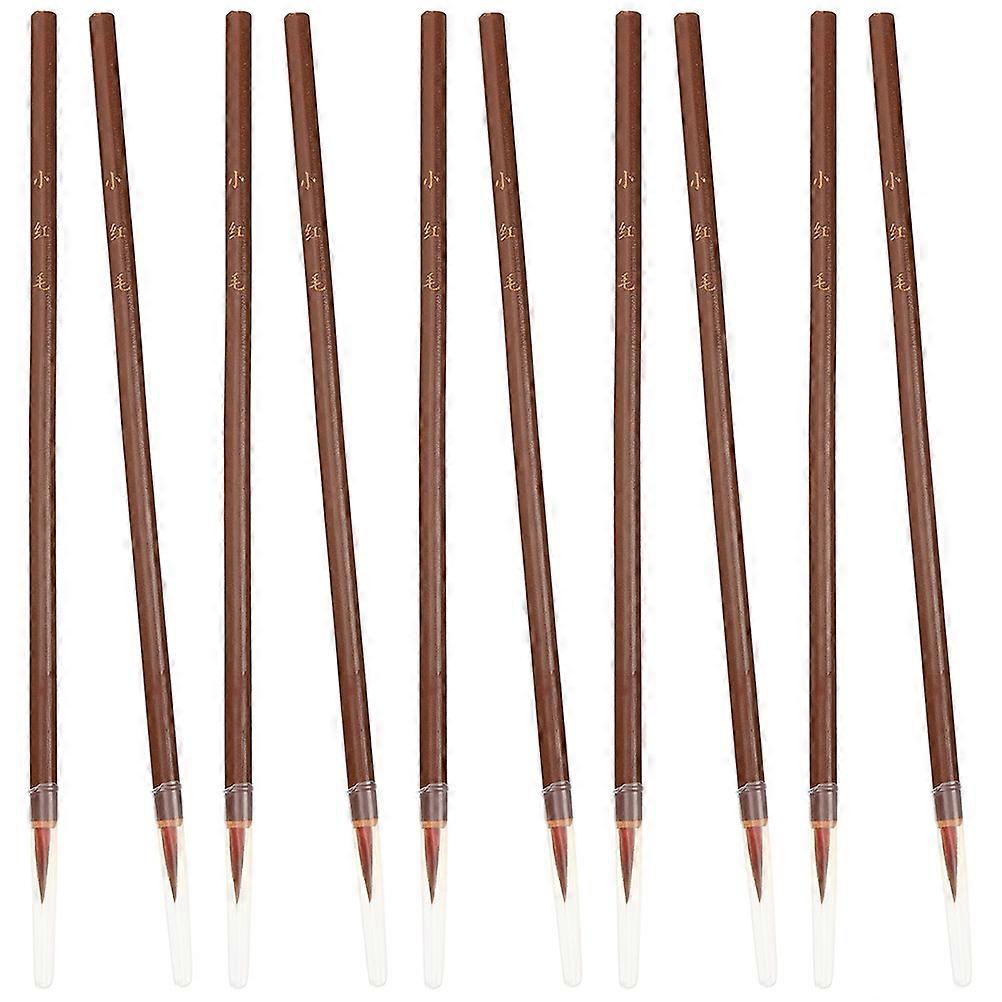 10pcs Chinese Calligraphy Brushes, Watercolor Drawing Pens for Art Painting and Calligraphy, Lightweight and Flexible for All Skill Levels