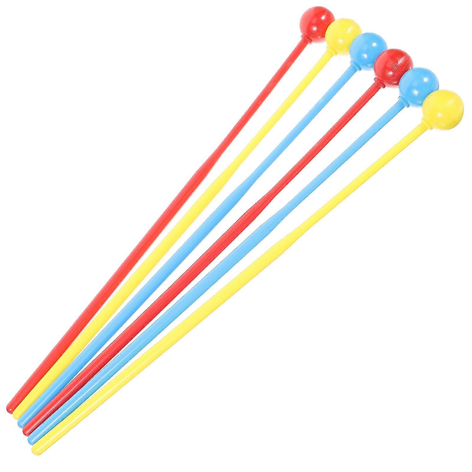 Mallets Percussion Marimba Hammers Easy to Carry Beginner-Friendly Safe for Kids 3 Pairs