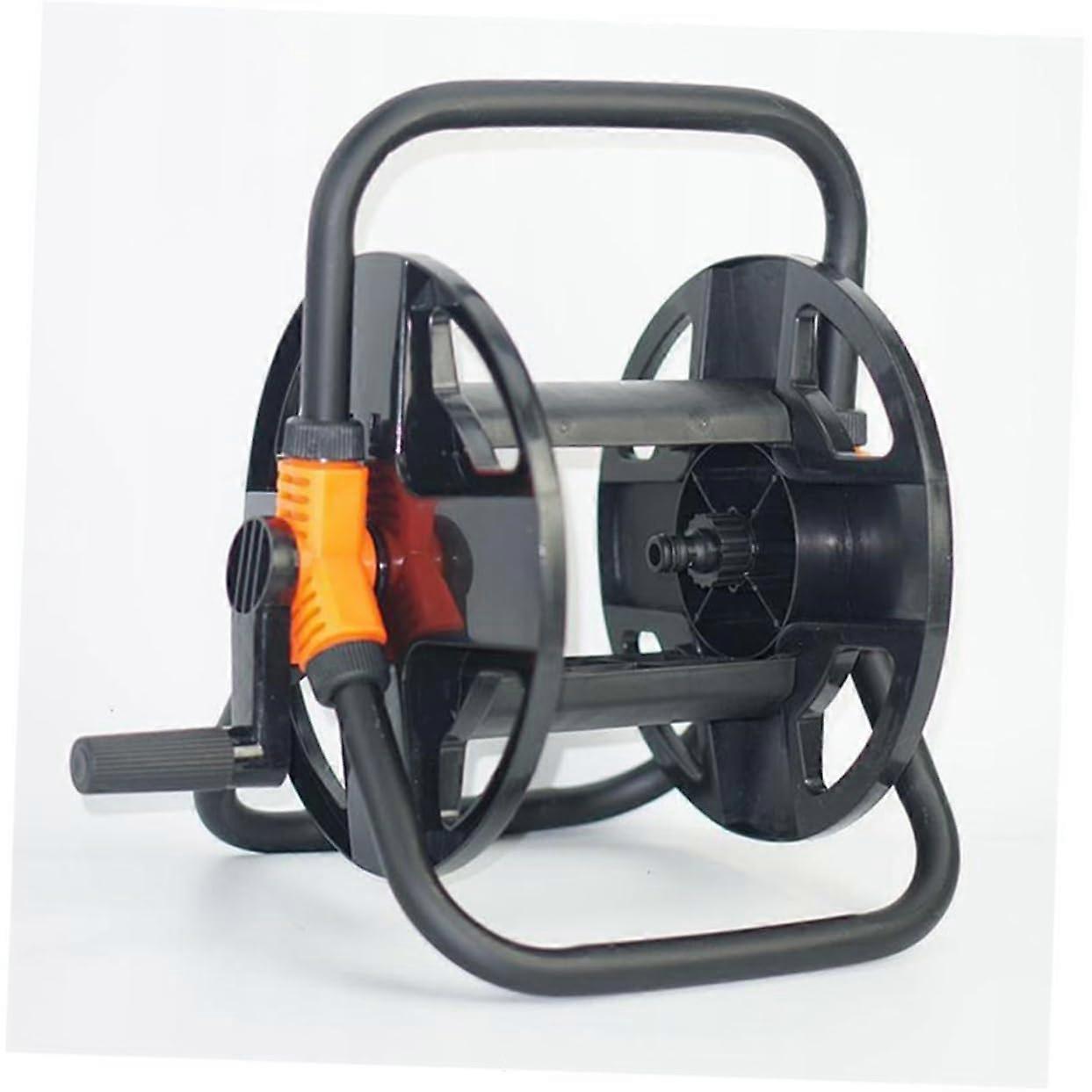 Compact Hose Reel for Garden Hose, Storage for up to 20 m Water Hose with Stainless Steel Handle, Assembly Required, Accessories, Random Colour