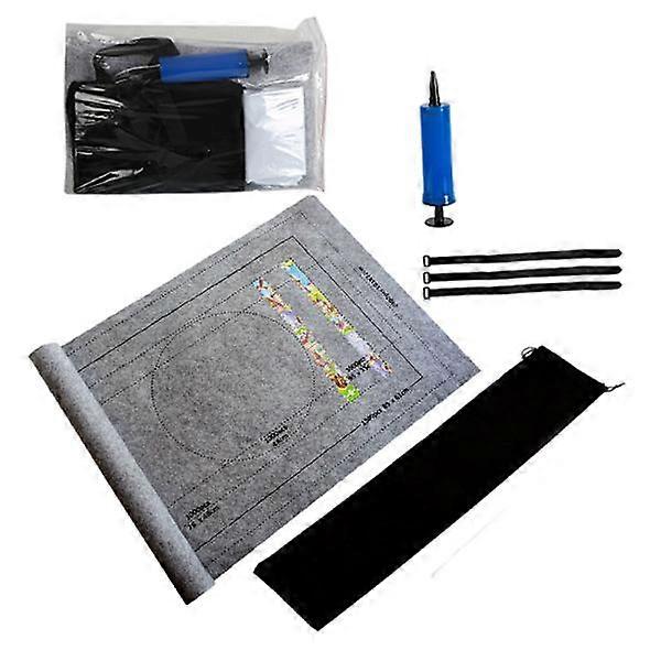 Puzzle Mat Roll Up with Guidelines for 2000 Pieces Portable Storage Mat 118*80CM