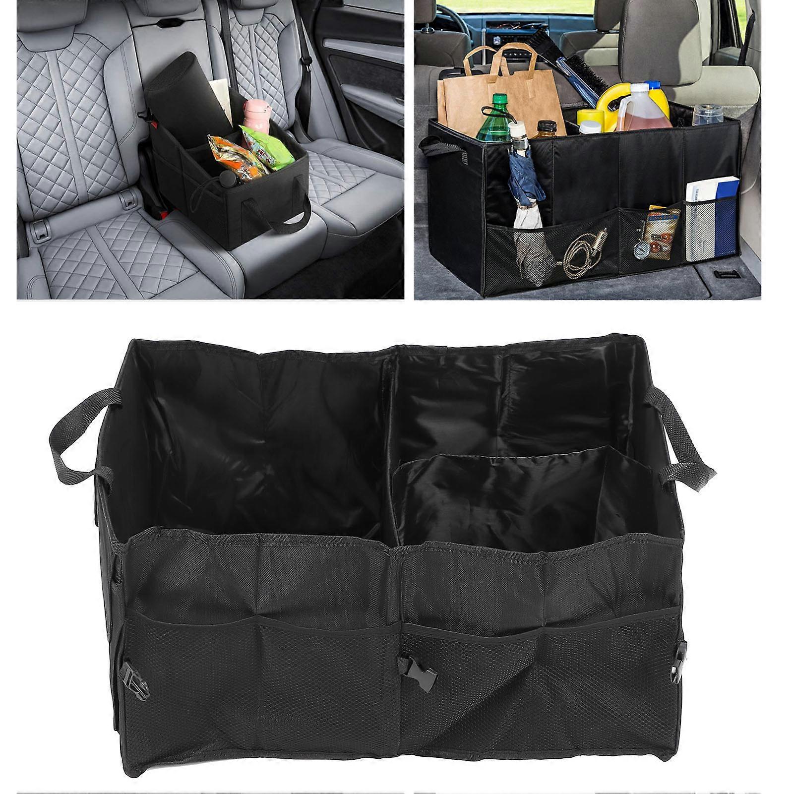 Collapsible Storage Bag Large Capacity Multi Compartment Storage Tote Bag for Home Use