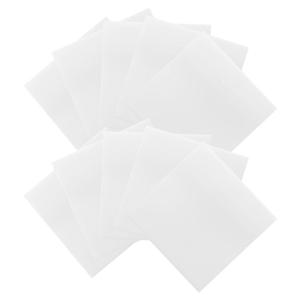 Transparent with Reusable Adhesive for Book Annotation Clear PP Material Portable Study Supplies 10 Pcs