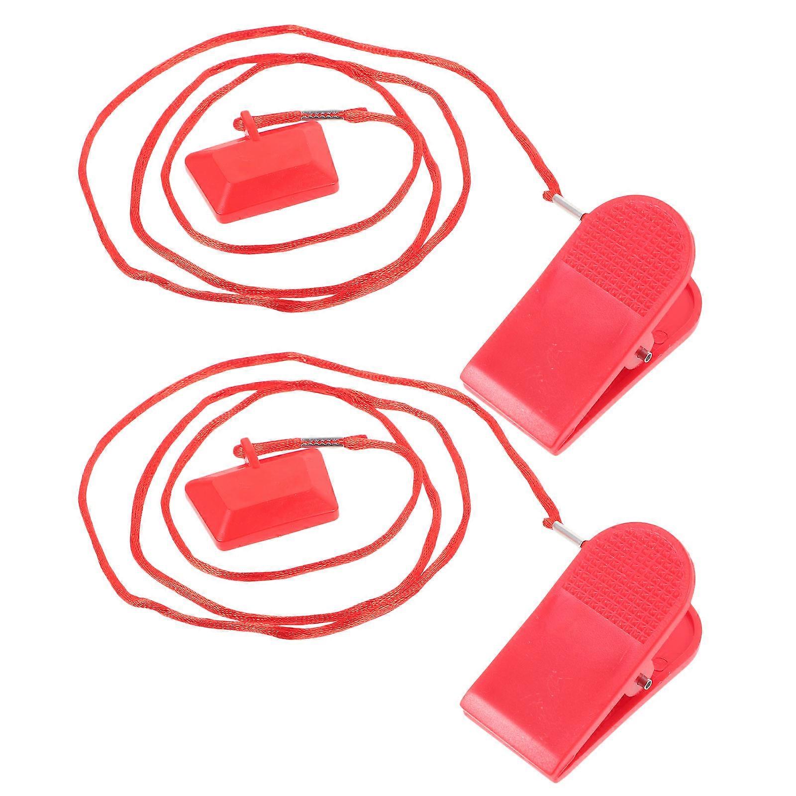 Safety Magnet For Treadmill Home Use Gym Use Plastic Polyester Material 2Pack