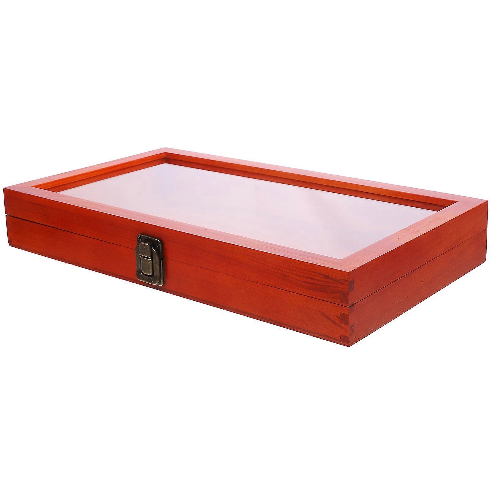 Wooden Specimen Display Case for Dried Flower Collection Box 1 Set