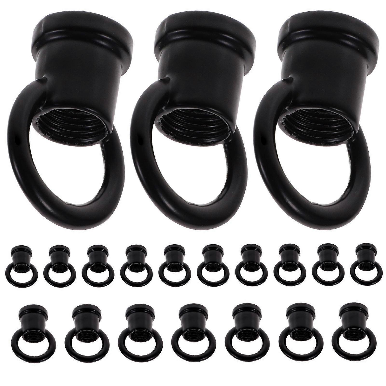 20pcs Eye Nuts Hanging Lamp Chandelier Hooks Hanging Light Hook for Ceiling