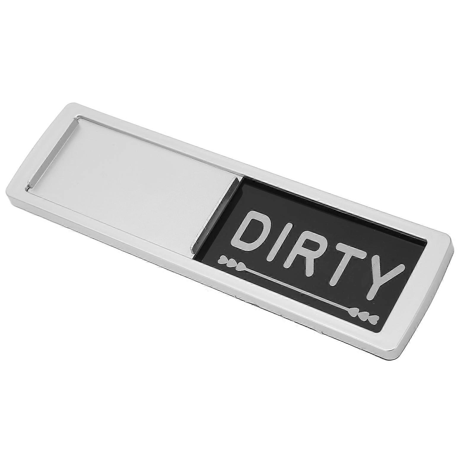 מגנט למדיח כלים שלט נקי מלוכלך קל לקריאה שקופית נייד מלוכלך נקי מדיח כלים מגנט למטבח סוג B 