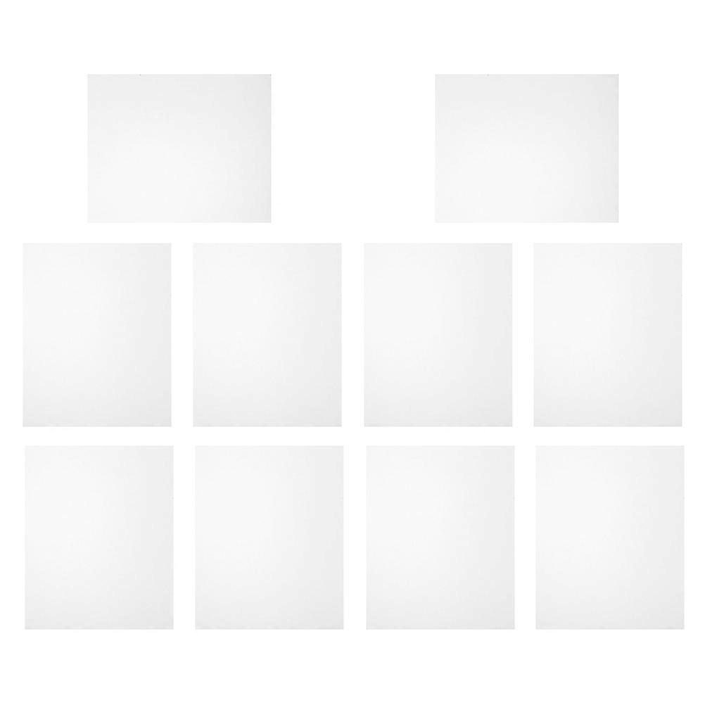Clear PVC Stencil Sheets for Crafts Versatile Blank Templates for Children Art Projects and Scrapbooking 10pcs