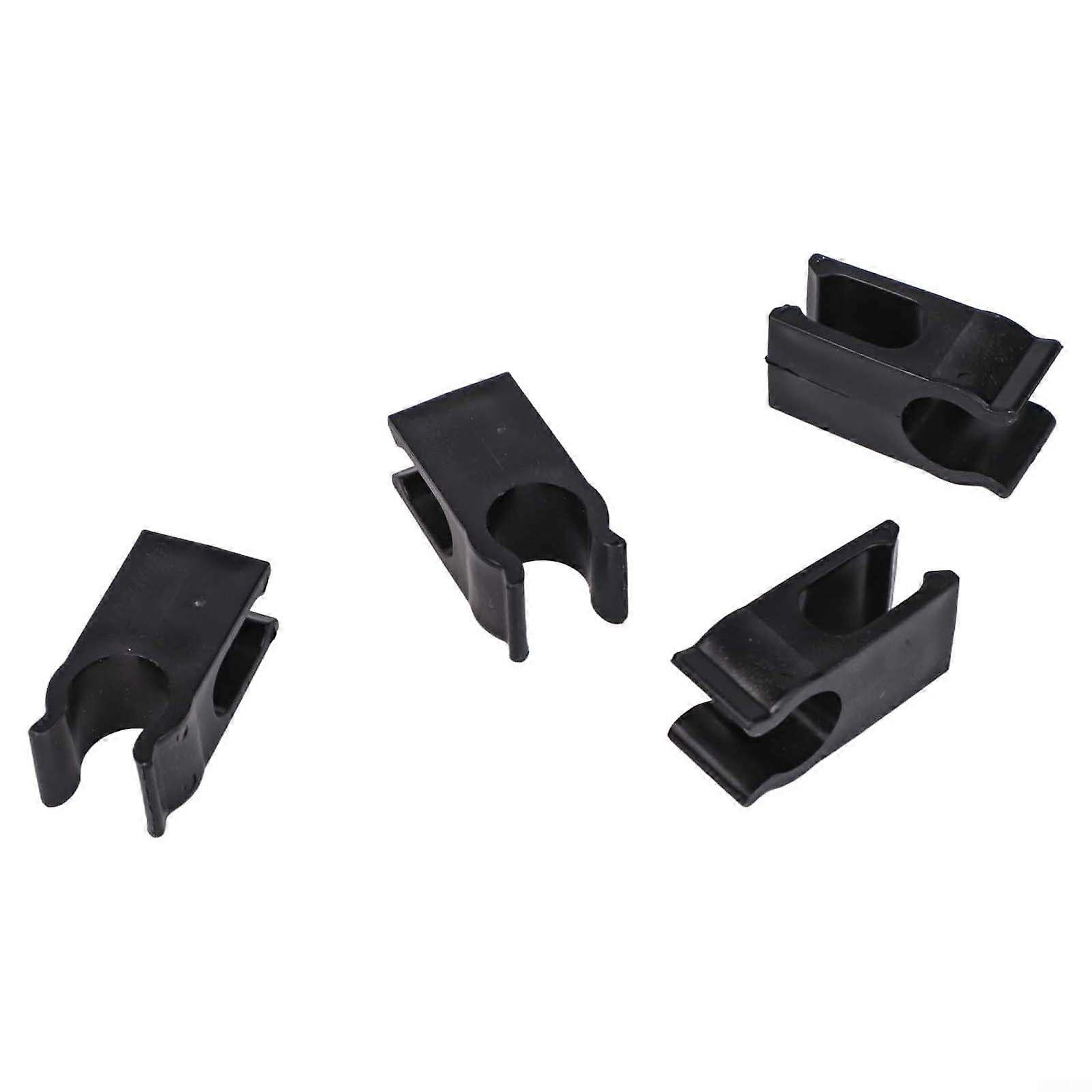 4 plastic buckles for camping trailers, ideal for folding table repairs.