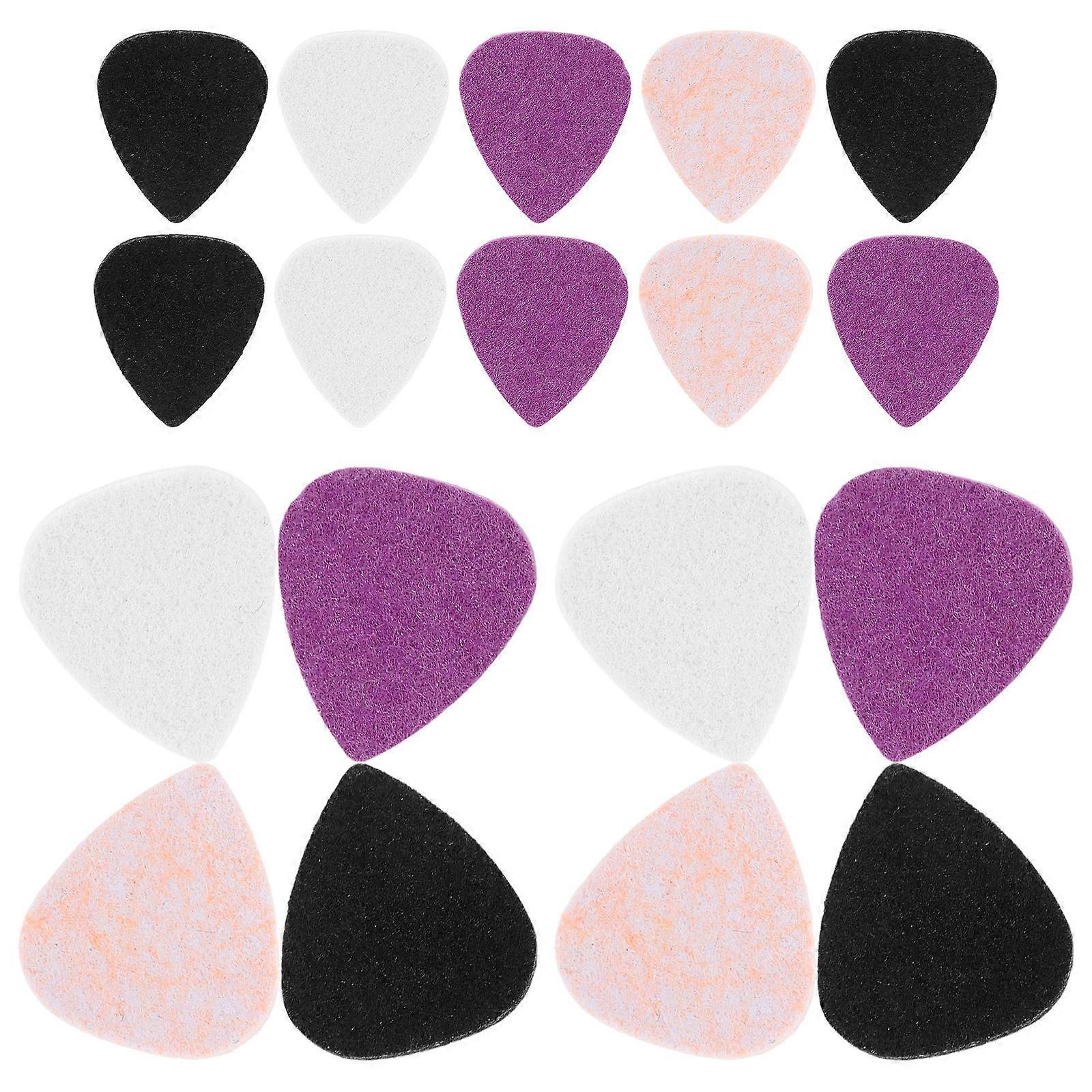 Here's a polished and professional product description based on your input:
**20pcs Multi Color Wool Felt Ukulele Picks – Durable, Precision