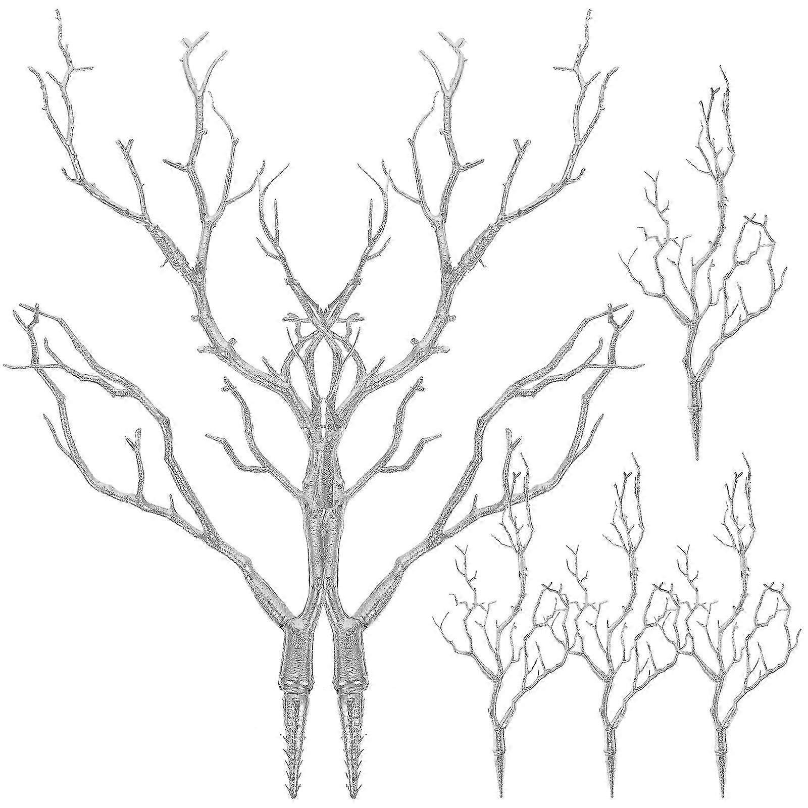6Pcs Household Simulated Tree Branch Ornaments Simulated Plant Decor Home Ornaments
