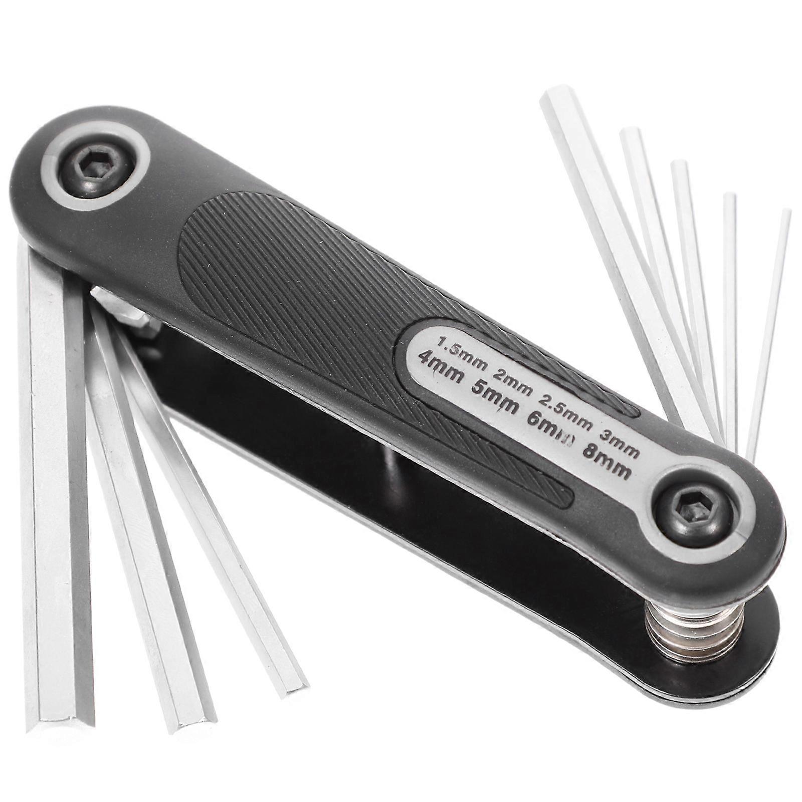 Portable Key Wrenches For Project Repair 12X4X2.5CM Foldable Shape 1 Set