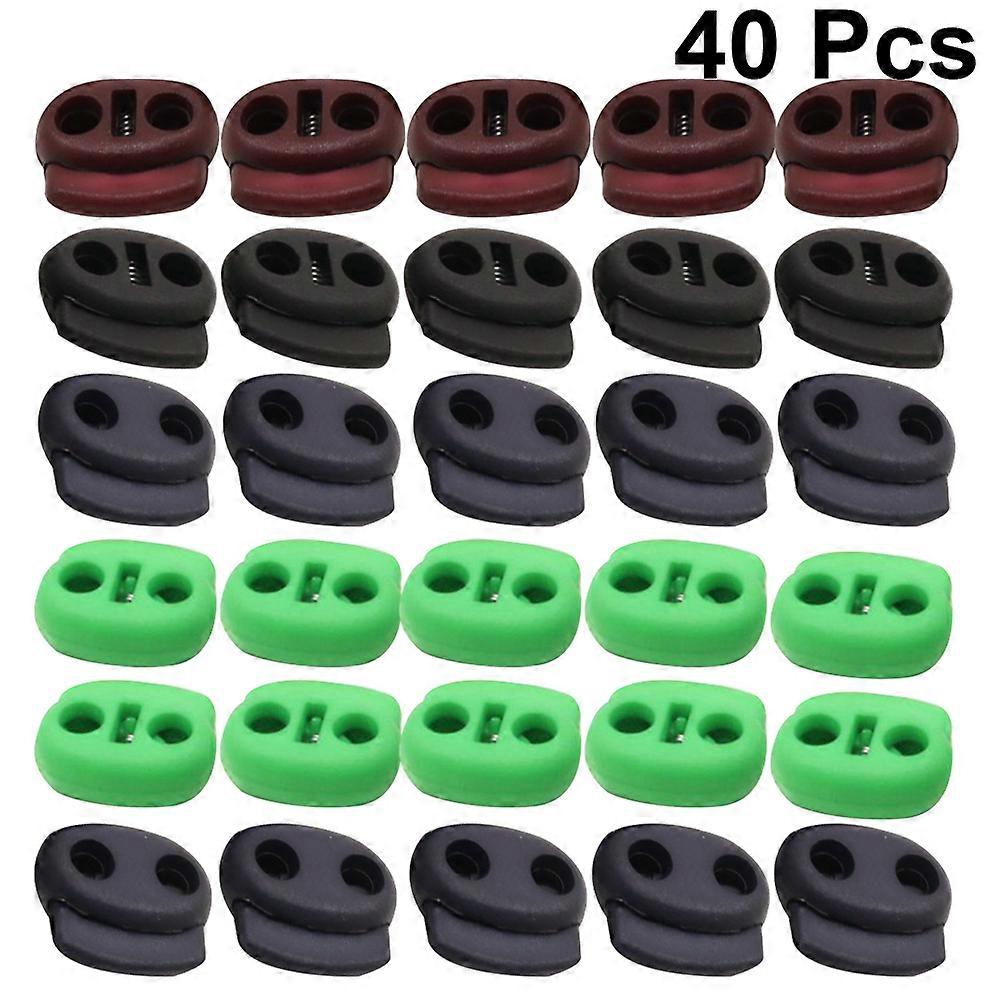 40Pcs Versatile Spring Fasteners In Assorted Color Designed For Tactical Clothing Fastening