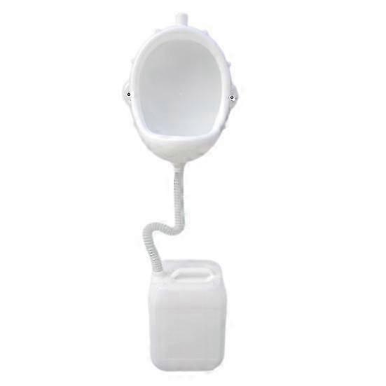 Wall-mounted Men Urinal With Hose Splash-proof Easy Installation Reusable Temporary Construction Urinal Waterless