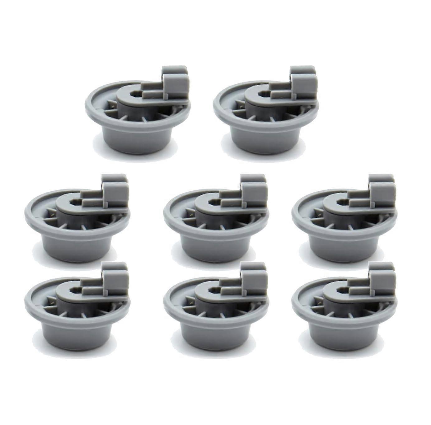 Set of 8 Dishwasher Lower Rack Replacement Wheels for Quiet Performance Models, Compatible with Standard Dishwashers